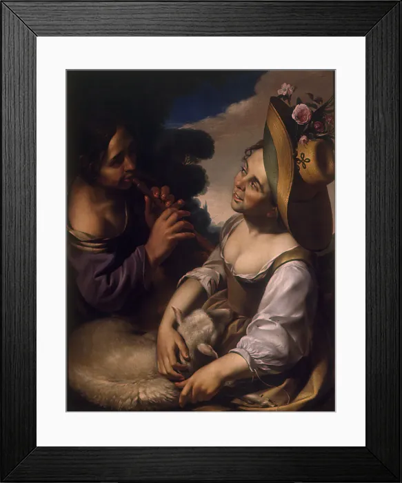 Framed Print : Amusement of the shepherds, First Half of 17th cen. Creator: Crabeth, Wouter Pietersz Framed Print : Amusement of the shepherds, First Half of 17th cen. Creator: Crabeth, Wouter Pietersz