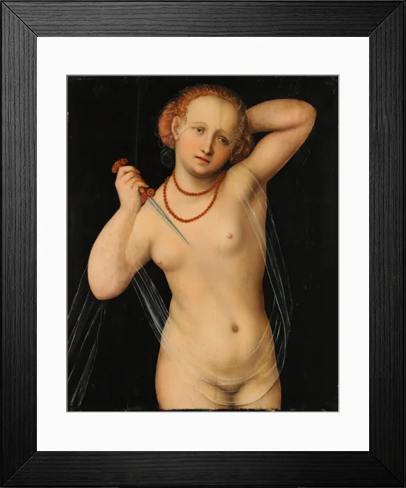 Framed Print : Lucretia, c. 1525. Creator: Cranach, Lucas, the Elder (1472-1553) Framed Print : Lucretia, c. 1525. Creator: Cranach, Lucas, the Elder (1472-1553)