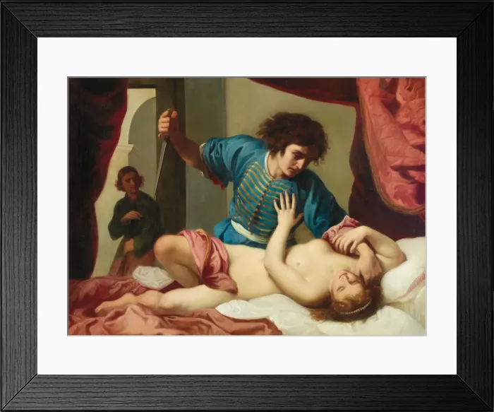 Framed Print : Tarquinius and Lucretia, 1630s. Creator: Ficherelli, Felice (1605-1660) Framed Print : Tarquinius and Lucretia, 1630s. Creator: Ficherelli, Felice (1605-1660)