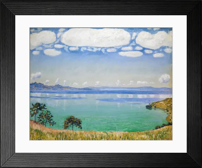Framed Print : Lake Geneva, Seen from Chexbres, 1905. Creator: Hodler, Ferdinand (1853-1918) Framed Print : Lake Geneva, Seen from Chexbres, 1905. Creator: Hodler, Ferdinand (1853-1918)