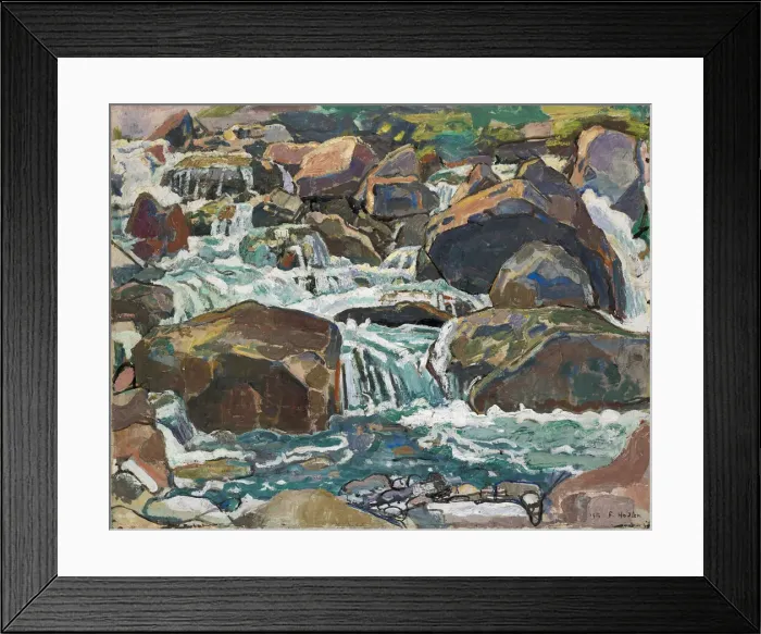 Framed Print : Mountain Creek near Champery, 1916. Creator: Hodler, Ferdinand (1853-1918) Framed Print : Mountain Creek near Champery, 1916. Creator: Hodler, Ferdinand (1853-1918)