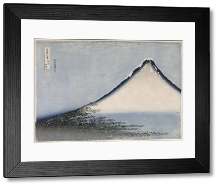 Framed Print : Fine Wind, Clear Weather, variant edition, from the series Thirty-six Views of Mount Fuji Framed Print : Fine Wind, Clear Weather, variant edition, from the series Thirty-six Views of Mount Fuji