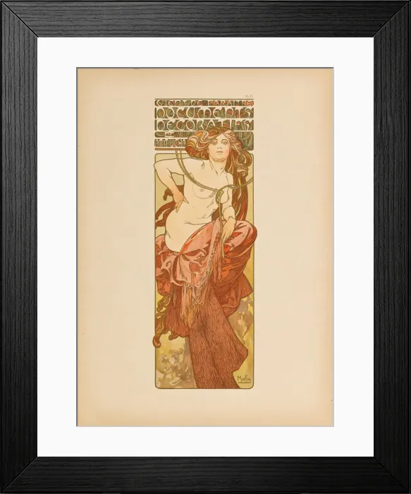 Framed Print : Documents Decoratifs, 1902. Creator: Mucha, Alfons Marie (1860-1939) Framed Print : Documents Decoratifs, 1902. Creator: Mucha, Alfons Marie (1860-1939)