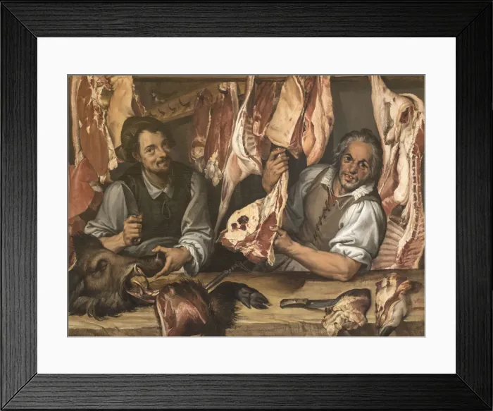 Framed Print : The Butcher Shop (La Macelleria). Creator: Passerotti (Passarotti) Framed Print : The Butcher Shop (La Macelleria). Creator: Passerotti (Passarotti)