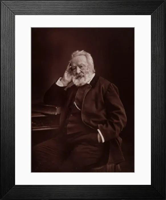 Framed Print : Portrait of Victor Hugo (1802-1885), 1878. Creator: Nadar, Gaspard-Felix (1820-1910) Framed Print : Portrait of Victor Hugo (1802-1885), 1878. Creator: Nadar, Gaspard-Felix (1820-1910)