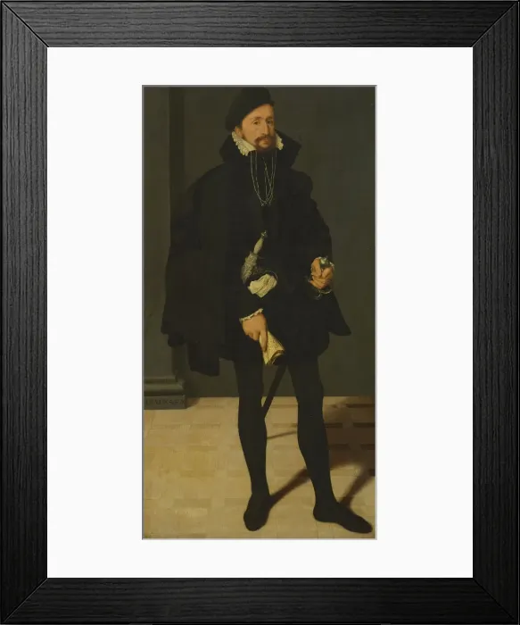 Framed Print : Portrait of Hans Heinrich Pilgram, 1561. Creator: Neufchatel, Nicolas (ca. 1527-ca Framed Print : Portrait of Hans Heinrich Pilgram, 1561. Creator: Neufchatel, Nicolas (ca. 1527-ca