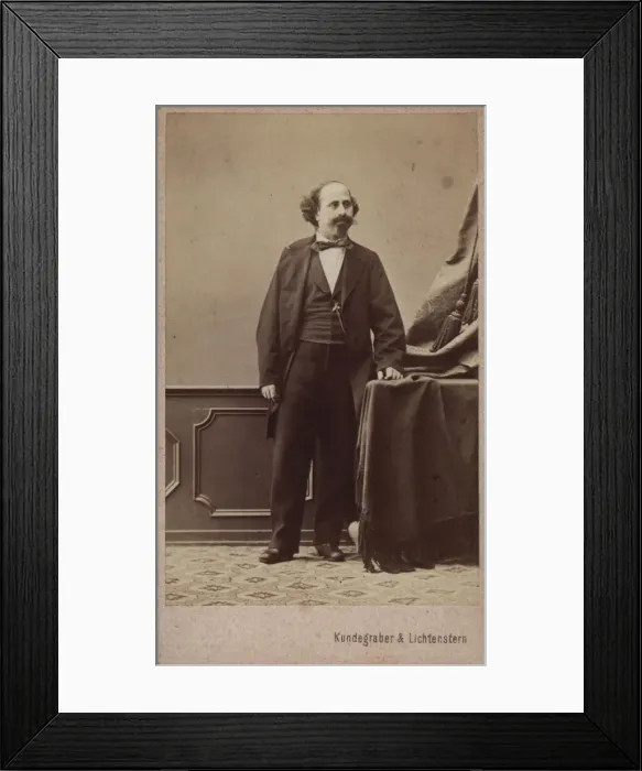 Framed Print : Portrait of the violinist and composer Moritz Kassmayer (1831-1884), ca 1865 Framed Print : Portrait of the violinist and composer Moritz Kassmayer (1831-1884), ca 1865