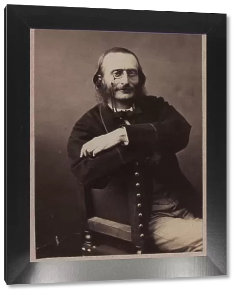 Portrait of Jacques Offenbach (1819-1880), ca 1860. Creator: Nadar