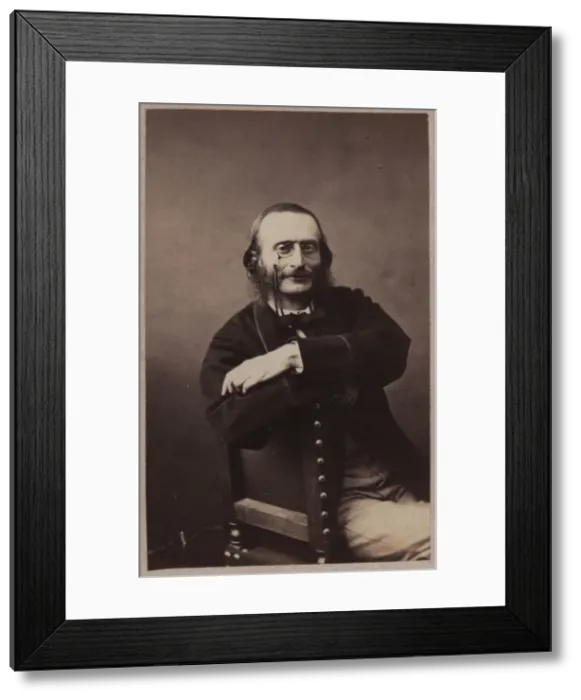 Framed Print : Portrait of Jacques Offenbach (1819-1880), ca 1860. Creator: Nadar Framed Print : Portrait of Jacques Offenbach (1819-1880), ca 1860. Creator: Nadar