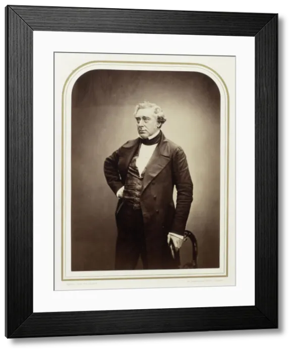 Framed Print : Portrait of Robert Stephenson (1803-1859), 1856. Creator Framed Print : Portrait of Robert Stephenson (1803-1859), 1856. Creator