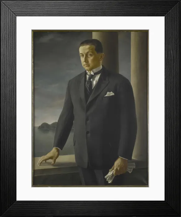 Framed Print : Il figlio dell armatore, 1925. Creator: Oppi, Ubaldo (1889-1942) Framed Print : Il figlio dell armatore, 1925. Creator: Oppi, Ubaldo (1889-1942)
