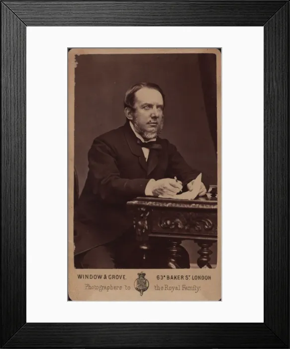 Framed Print : Portrait of the composer Michael William Balfe (1808-1870) Framed Print : Portrait of the composer Michael William Balfe (1808-1870)