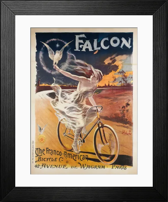 Framed Print : Falcon, 1896. Creator: Pal (Jean de Paleologue) (1855-1942) Framed Print : Falcon, 1896. Creator: Pal (Jean de Paleologue) (1855-1942)