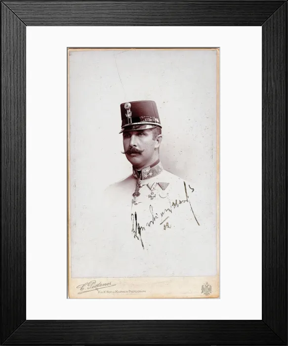 Framed Print : Archduke Franz Ferdinand of Austria, 1902. Creator: Pietzner, Carl (1853-1927) Framed Print : Archduke Franz Ferdinand of Austria, 1902. Creator: Pietzner, Carl (1853-1927)