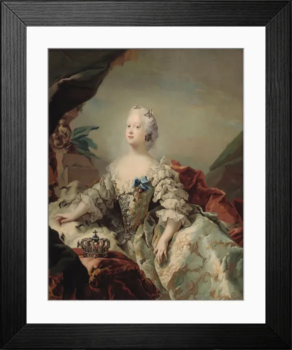 Framed Print : Louise of Great Britain (1724-1751), Queen of Denmark, 1747 Framed Print : Louise of Great Britain (1724-1751), Queen of Denmark, 1747
