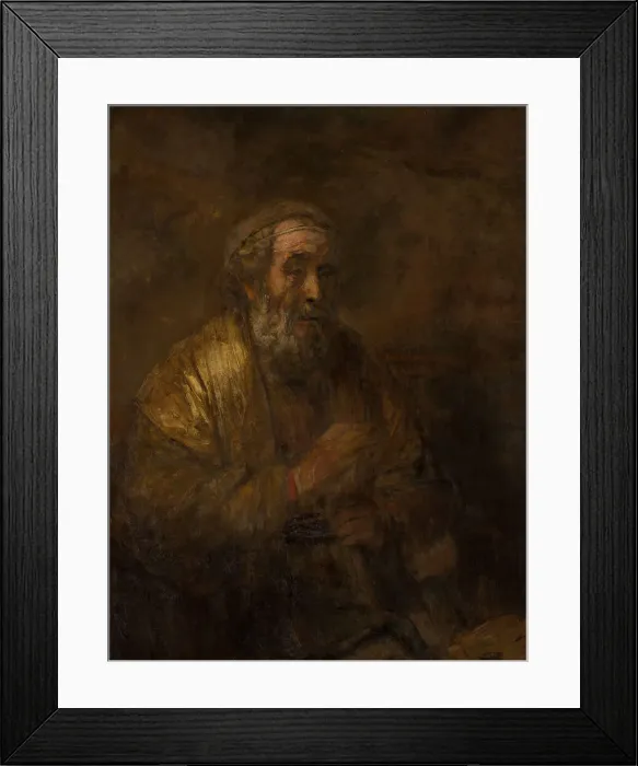 Framed Print : Homer, 1663. Creator: Rembrandt van Rhijn (1606-1669) Framed Print : Homer, 1663. Creator: Rembrandt van Rhijn (1606-1669)