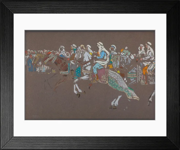 Framed Print : Arab Cavalry, 1905. Creator: Kandinsky, Wassily Vasilyevich (1866-1944) Framed Print : Arab Cavalry, 1905. Creator: Kandinsky, Wassily Vasilyevich (1866-1944)
