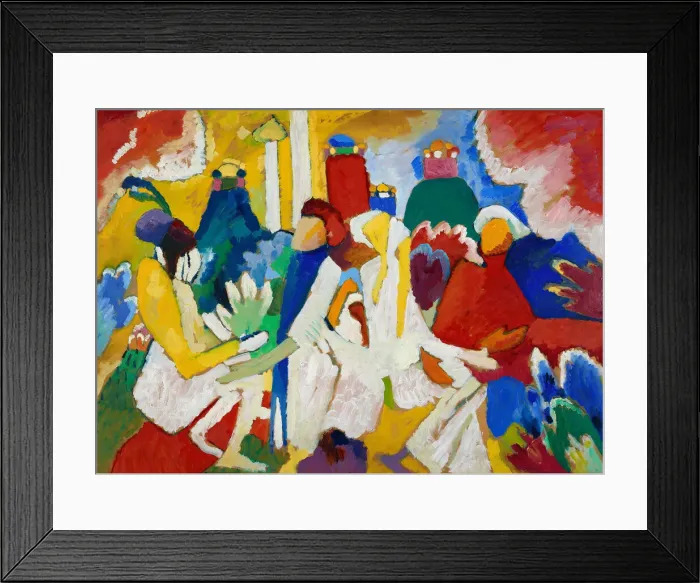 Framed Print : Oriental, 1909. Creator: Kandinsky, Wassily Vasilyevich (1866-1944) Framed Print : Oriental, 1909. Creator: Kandinsky, Wassily Vasilyevich (1866-1944)