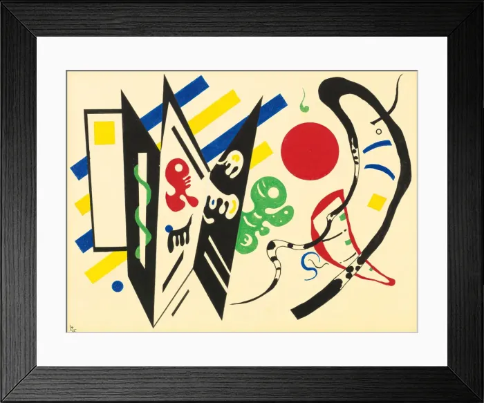 Framed Print : Reciproque, 1935. Creator: Kandinsky, Wassily Vasilyevich (1866-1944) Framed Print : Reciproque, 1935. Creator: Kandinsky, Wassily Vasilyevich (1866-1944)