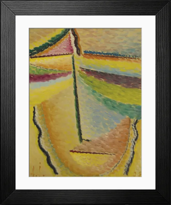 Framed Print : Abstract head: The Guardian Angel, 1933. Creator: Javlensky, Alexei, von (1864-1941) Framed Print : Abstract head: The Guardian Angel, 1933. Creator: Javlensky, Alexei, von (1864-1941)