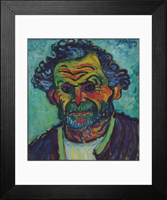 Framed Print : Peasant, c. 1912. Creator: Javlensky, Alexei, von (1864-1941) Framed Print : Peasant, c. 1912. Creator: Javlensky, Alexei, von (1864-1941)