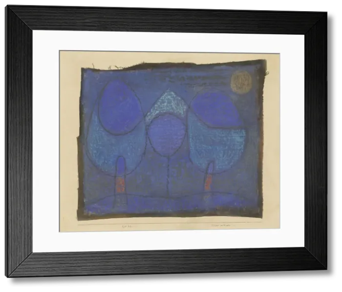 Framed Print : Trees by the Water, 1933. Creator: Klee, Paul (1879-1940) Framed Print : Trees by the Water, 1933. Creator: Klee, Paul (1879-1940)