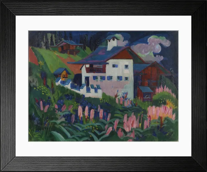 Framed Print : Our house, 1918-1922. Creator: Kirchner, Ernst Ludwig (1880-1938) Framed Print : Our house, 1918-1922. Creator: Kirchner, Ernst Ludwig (1880-1938)