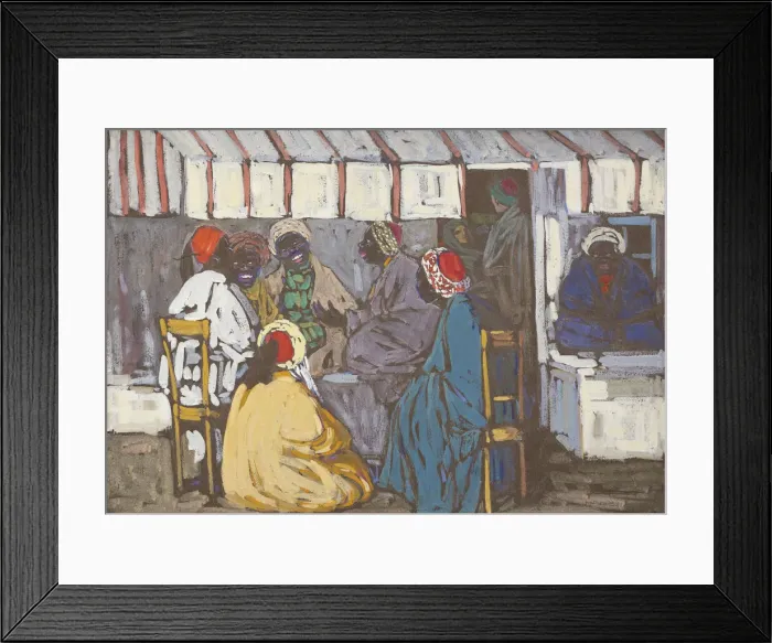 Framed Print : Mohrencafe, 1905. Creator: Kandinsky, Wassily Vasilyevich (1866-1944) Framed Print : Mohrencafe, 1905. Creator: Kandinsky, Wassily Vasilyevich (1866-1944)