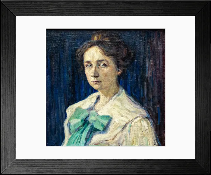 Framed Print : Gabriele Münter, 1905. Creator: Kandinsky, Wassily Vasilyevich (1866-1944) Framed Print : Gabriele Münter, 1905. Creator: Kandinsky, Wassily Vasilyevich (1866-1944)