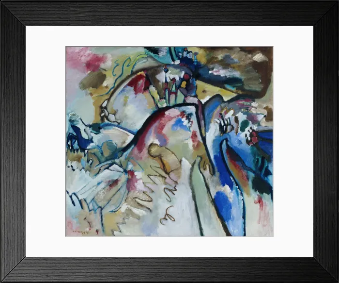 Framed Print : Improvisation 21a, 1911. Creator: Kandinsky, Wassily Vasilyevich (1866-1944) Framed Print : Improvisation 21a, 1911. Creator: Kandinsky, Wassily Vasilyevich (1866-1944)