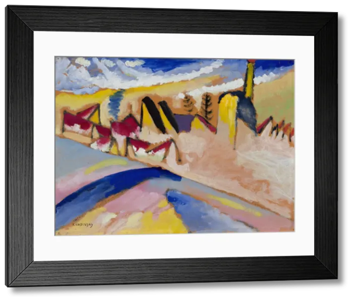 Framed Print : Study for Winter No. II, 1910-1911. Creator: Kandinsky, Wassily Vasilyevich (1866-1944) Framed Print : Study for Winter No. II, 1910-1911. Creator: Kandinsky, Wassily Vasilyevich (1866-1944)