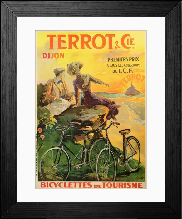 Framed Print : Cycles Terrot & Cie, c. 1900. Creator: Tamagno, Francisco (1851-1933) Framed Print : Cycles Terrot & Cie, c. 1900. Creator: Tamagno, Francisco (1851-1933)