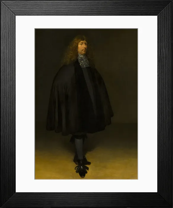 Framed Print : Self-Portrait, ca 1668. Creator: Ter Borch, Gerard, the Younger (1617-1681) Framed Print : Self-Portrait, ca 1668. Creator: Ter Borch, Gerard, the Younger (1617-1681)