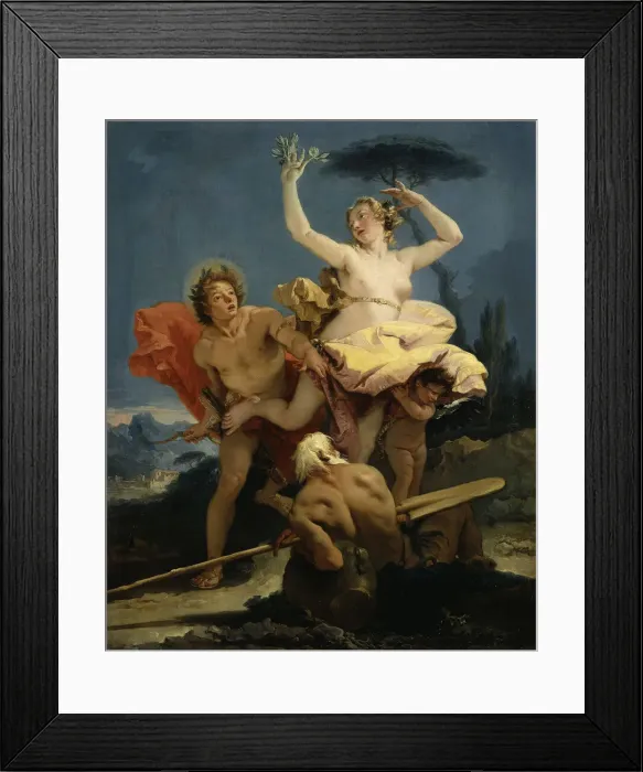 Framed Print : Apollo and Daphne, 1743-1745. Creator: Tiepolo, Giambattista (1696-1770) Framed Print : Apollo and Daphne, 1743-1745. Creator: Tiepolo, Giambattista (1696-1770)