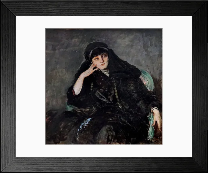 Framed Print : Portrait of Anna-Elisabeth, Comtesse Mathieu de Noailles (1876-1933), 1912 Framed Print : Portrait of Anna-Elisabeth, Comtesse Mathieu de Noailles (1876-1933), 1912