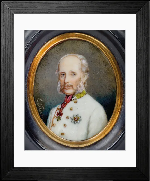 Framed Print : Archduke Franz Karl of Austria (1802-1878). Creator: Tridon, Caroline (1799-1863) Framed Print : Archduke Franz Karl of Austria (1802-1878). Creator: Tridon, Caroline (1799-1863)