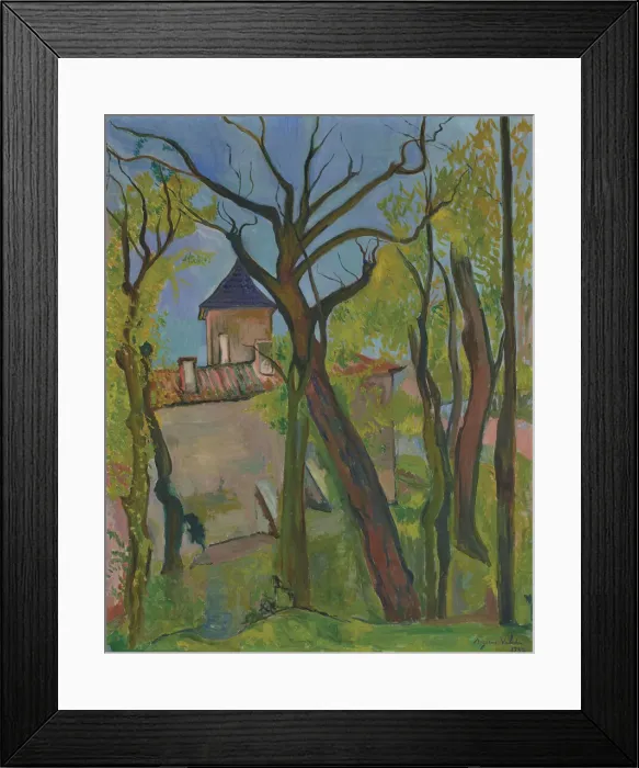 Framed Print : Paysage aSaint-Bernard (Ain), 1932. Creator: Valadon, Suzanne (1865-1938) Framed Print : Paysage aSaint-Bernard (Ain), 1932. Creator: Valadon, Suzanne (1865-1938)