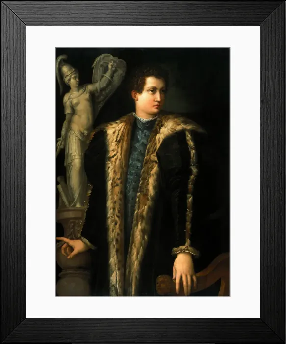 Framed Print : Portrait of Bernardetto de Medici, ca 1547. Creator: Vasari, Giorgio (1511-1574) Framed Print : Portrait of Bernardetto de Medici, ca 1547. Creator: Vasari, Giorgio (1511-1574)