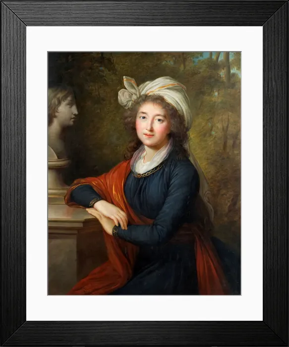 Framed Print : Portrait of Princess Elzbieta Izabela Lubomirska, né Framed Print : Portrait of Princess Elzbieta Izabela Lubomirska, né