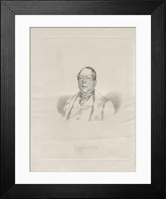 Framed Print : Portrait of the composer Gioachino Antonio Rossini (1792-1868), 1852 Framed Print : Portrait of the composer Gioachino Antonio Rossini (1792-1868), 1852