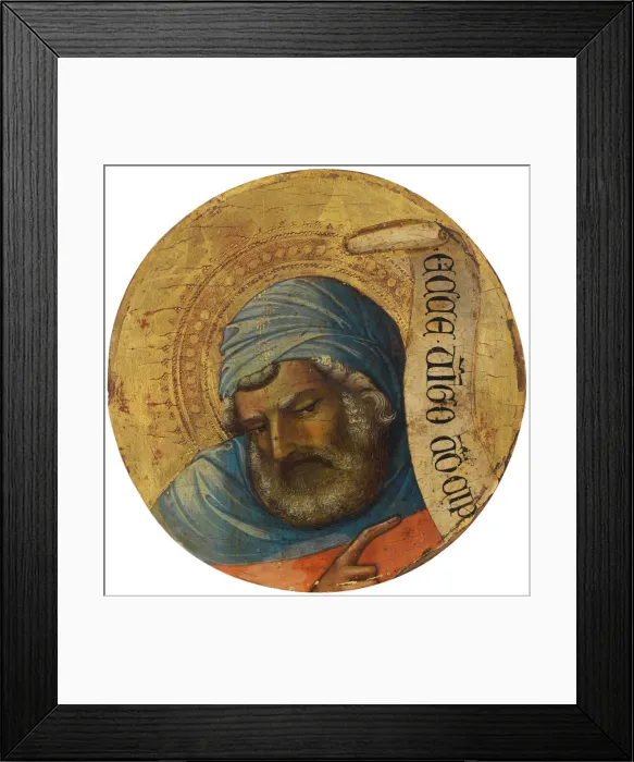 Framed Print : The Prophet Isaiah. Creator: Lorenzo Monaco (ca. 1370-1425) Framed Print : The Prophet Isaiah. Creator: Lorenzo Monaco (ca. 1370-1425)
