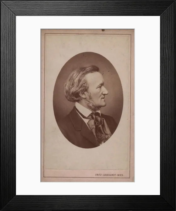 Framed Print : Portrait of the Composer Richard Wagner (1813-1883), c. 1875 Framed Print : Portrait of the Composer Richard Wagner (1813-1883), c. 1875