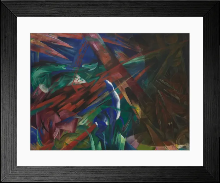 Framed Print : Animal Destinies (The Trees Showed Their Rings, the Animals Their Veins), 1913 Framed Print : Animal Destinies (The Trees Showed Their Rings, the Animals Their Veins), 1913