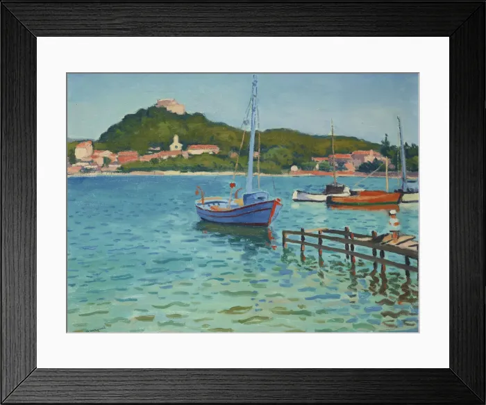 Framed Print : Porquerolles, summer afternoon, 1939. Creator: Marquet, Pierre-Albert (1875-1947) Framed Print : Porquerolles, summer afternoon, 1939. Creator: Marquet, Pierre-Albert (1875-1947)