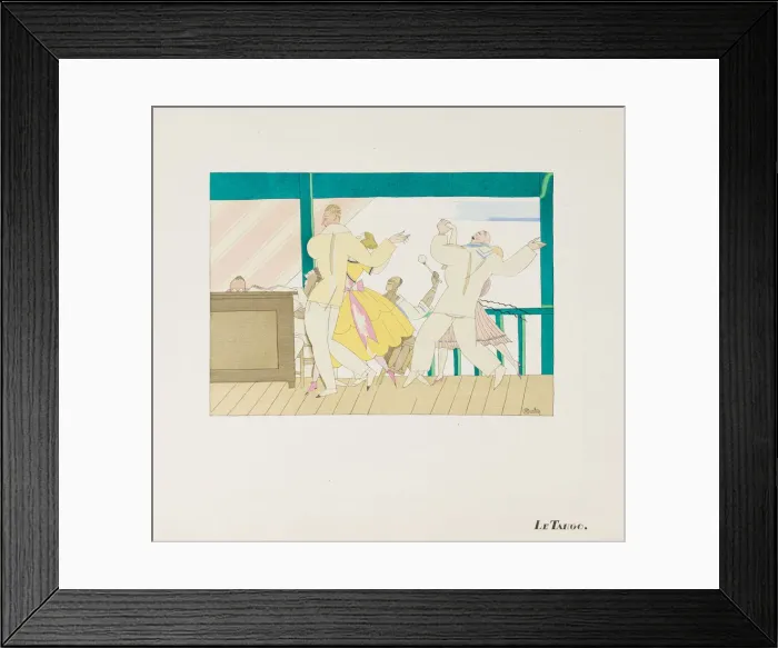 Framed Print : Le Tango, from: Sports et divertissements (Sports and Pastimes) by Erik Satie, 1914 Framed Print : Le Tango, from: Sports et divertissements (Sports and Pastimes) by Erik Satie, 1914