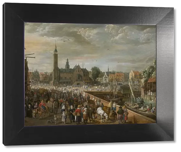 View of the Grote Markt in Lier, Early 17th cen. Creator: Momper, Philips de