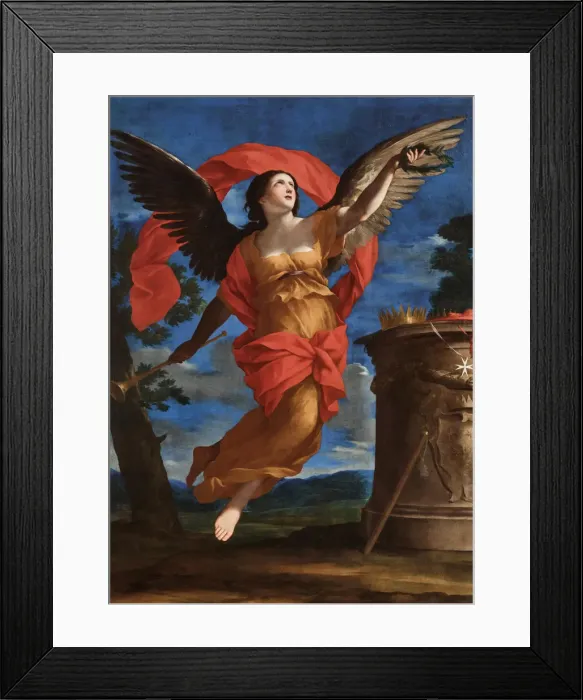 Framed Print : Allegory of Fame, Between 1646 and 1648. Creator: Romanelli Framed Print : Allegory of Fame, Between 1646 and 1648. Creator: Romanelli