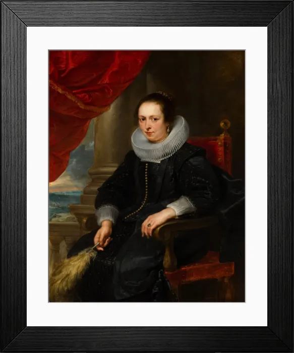 Framed Print : Portrait of Clara Fourment (1593-1643), c. 1630. Creator: Rubens, Pieter Paul (1577-1640) Framed Print : Portrait of Clara Fourment (1593-1643), c. 1630. Creator: Rubens, Pieter Paul (1577-1640)