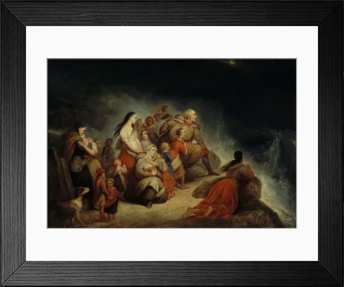 Framed Print : La Tempete, ca 1820. Creator: Scheffer, Ary (1795-1858) Framed Print : La Tempete, ca 1820. Creator: Scheffer, Ary (1795-1858)