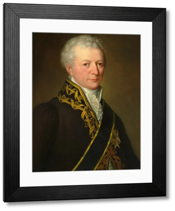 Framed Print : Portrait of Count Karl August von Hardenberg (1750-1822)